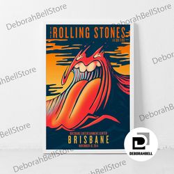 rolling stone music gig concert canvas classic retro rock vintage wall art print decor canvas canvas, framed canvas read