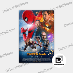 spider-man homecoming canvas, spiderman classic movie canvas home decor canvas canvas, framed canvas ready to hang