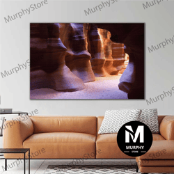 Antelope Canyon Nature Landscape Decoration Roll Up Canvas, Stretched Canvas Art, Framed Wall Art Painting