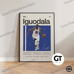 Decorative Wall Art, Decorate The Living Room, Bedroom and Workplace, Andre Iguodala Canvas, Golden State Warriors, NBA