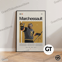 Decorative Wall Art, Decorate The Living Room, Bedroom and Workplace, Jonathan Marchessault Canvas, Vegas Golden Knights