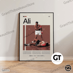 decorative wall art, decorate the living room, bedroom and workplace, mohammed ali canvas, boxing canvas, sports canvas,