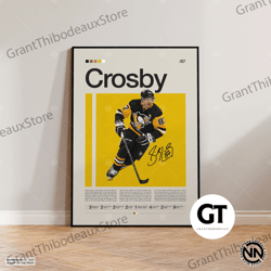 Decorative Wall Art, Decorate The Living Room, Bedroom and Workplace, Sidney Crosby Canvas, Pittsburgh Penguins Canvas,