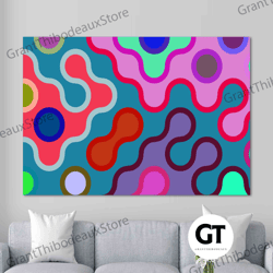 Decorative Wall Art, Decorate The Living Room, Bedroom and Workplace, Keith Wall Decor Canvas, Keith Colorful Canvas, Ke