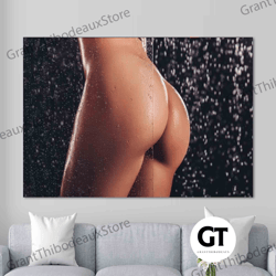 Decorative Wall Art, Decorate The Living Room, Bedroom and Workplace, Naked Couple Photo, Nude Canvas, Sexy Man Woman Ca