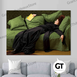Decorative Wall Art, Decorate The Living Room, Bedroom and Workplace, Ramon Casas Reproduction Print, Decadent young wom