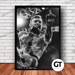 decorative wall art, decorate the living room, bedroom and workplace, conor mcgregor boxing canvas canvas wall art famil