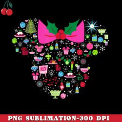Disney Minnie Mouse Holiday Celebration PNG Download
