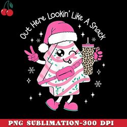 Out Here Looking Like A Snack Cute Boo Jee Xmas Trees Cakes PNG Download