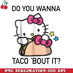 Hello Kitty Taco Bout It PNG Download
