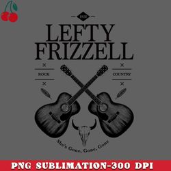Lefty Frizzell Acoustic Guitar Vintage Logo PNG Download