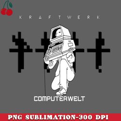 Kraftwerk Retro Original Fan Art Design PNG Download
