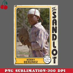 Kenny The Heater DeNunez Vintage The Sandlot Trading Card PNG Download