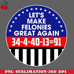 Make Felonies Great Again PNG Download