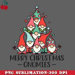 Merry Christmas Gnomies PNG Download