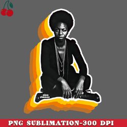 Nina Simone Retro Fade PNG Download