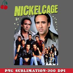 nickelcage band parody funny retro s glamour shot band tee green logo png download