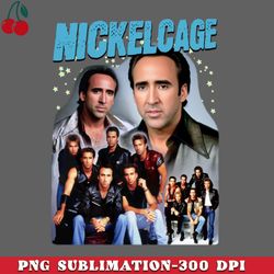 nickelcage boy band crossover parody funny retro s glamour shot band tee png download