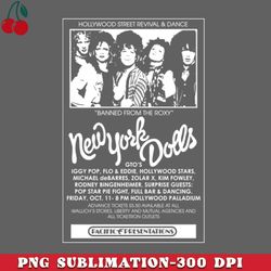 new york dolls show poster png download