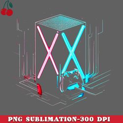 Neon Series X PNG Download