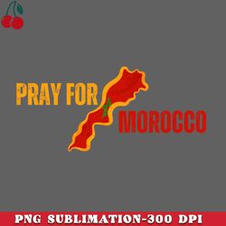 Pray for Morocco PNG Download