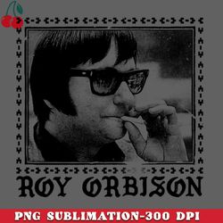 Roy Orbison  Vintage Aesthetic Design Fan Art PNG Download
