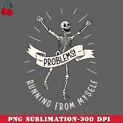Running From Myself Skeleton by Tobe Fonseca PNG Download