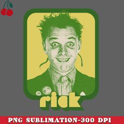 Rick  The Young Ones Retro Fan Art Design PNG Download