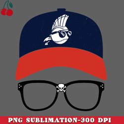 ricky vaughn major league  vintage glasses and hat png download