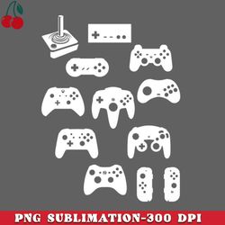 Retro Video Game Controllers PNG Download