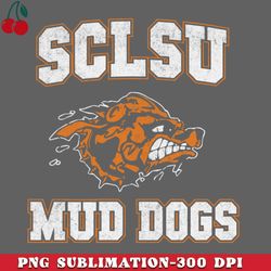 SCLSU Mudogs  vintage Waterboy logo PNG Download