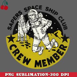 Sapers Space Ship Club Crew Member PNG Download
