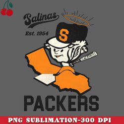 Salinas Packers Vintage Defunct Minor League Baseball PNG Download