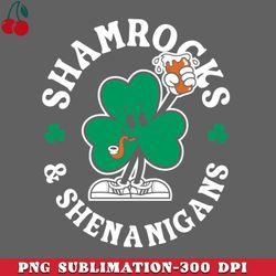 Shamrocks  Shenanigans  St Pattys Day Cartoon Irish Pride PNG Download