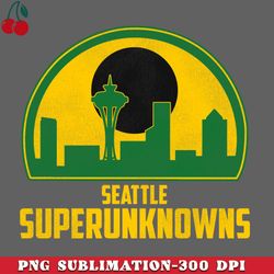 Seattle Superunknowns  Grunge Music Tribute PNG Download
