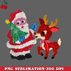 Santa  Rudolph s Melted Plastic Popcorn PNG Download