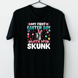 Skunk lover My 1st Easter Day Skunk Easter Day Tee For Boy Son