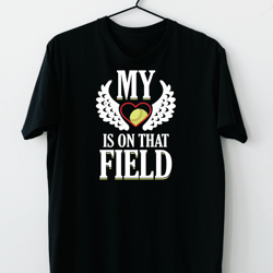 Softball Pitcher Hitter Catcher My Heart is on that FieldFunnyMom s Lover Gifts ForPlayerssport Softball