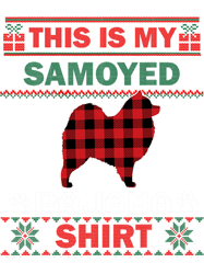 Dog Samoyed Gifts This Is My Samoyed Pajama Ugly Christmas