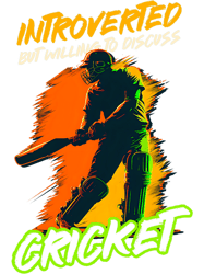 Cricket Fan Introvert But Willing Discuss Design Cricket Player