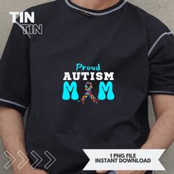 Autism Awareness Proud Mom Groovy Funny Mothers Day