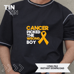 Childhood Cancer Boy Ribbon Tumor Pediatrician Child Gift