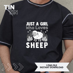 Cute Sheep Art For Sheep Lover Women Girls Kids Farm Animal 22