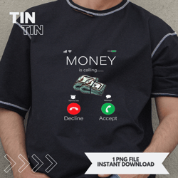 incoming call money is calling illustration graphic design