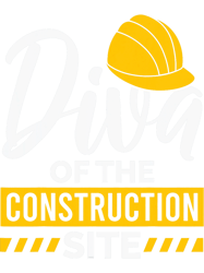 Diva of the Construction site Craftsman Concrete Building PNG T-Shirt