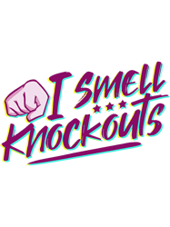 fitness boxing ring 2i smell knockouts 2i love kickboxing png t-shirt
