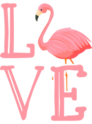 Flamingo Love PNG T-Shirt