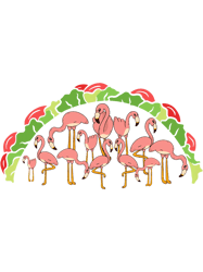 Flamingo Taco Cinco De Mayo Funny Bird Animal Mexican Food 21 PNG T-Shirt