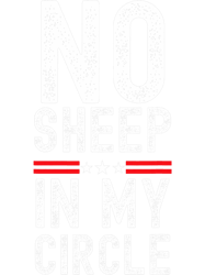Funny No Sheep In My Circle PNG T-Shirt