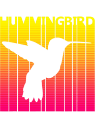 Hummingbird Retro Costume PNG T-Shirt